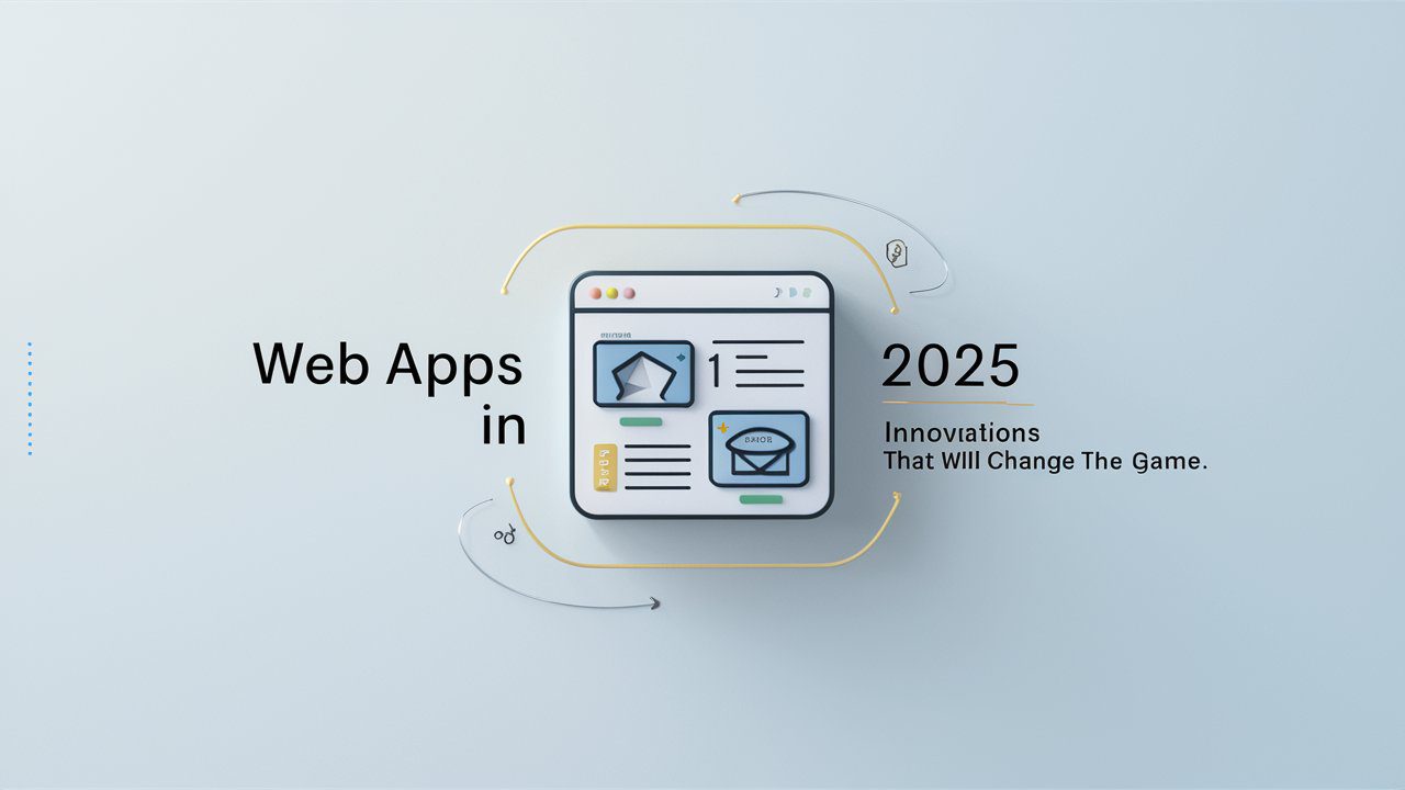 Web Apps in 2025: Innovations That Will Change the Game