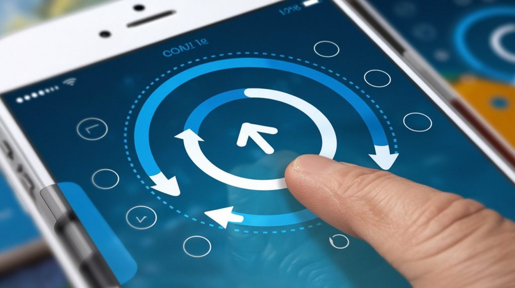 Gesture-Based Navigation - Top Ten mobile app design 