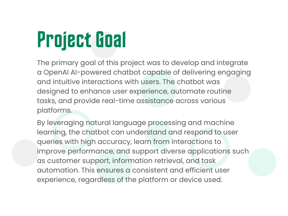OpenAI Powered Chatbot Development