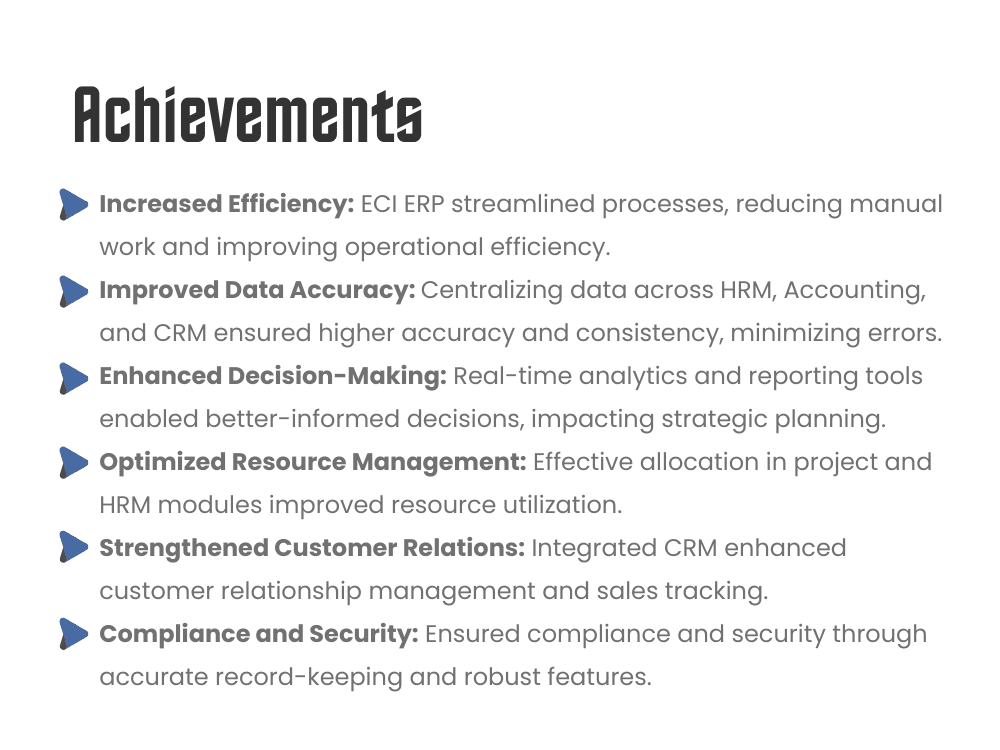 ECI ERP System