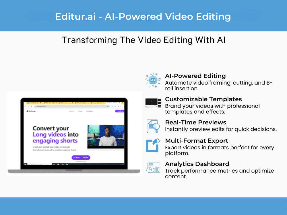 Editur.ai - AI-Powered Video Editing
